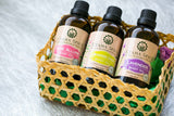 massage oil gift set, gift set, gift baskets, body oil gift, natural body oil, 100% chemical free oil,