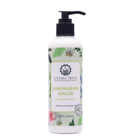 Lemongrass and Ginger Coconut Lotion natural body moisturizer