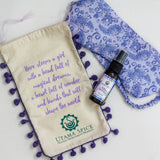 Perfect gift for those battling with sleep. Lavender sleep spray made and hand sewn eye mask. Sweet Dreams Gift Set.