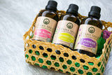 massage oil gift set, gift set, gift baskets, body oil gift, natural body oil, 100% chemical free oil, 