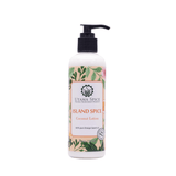all natural body moisturizer, island spice coconut lotion