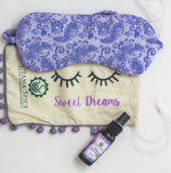 Natural sleep remedy. Lavender sleep spray made and hand sewn eye mask. Sweet Dreams Gift Set. Best Natural Lavender sleep spray made and hand sewn eye mask. Sweet Dreams Gift Set.
